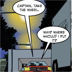 There is supposed to be a funny joke panel here, oh well.